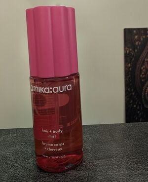 Amika Aura Hair and Body Mist in Vibrant Pink